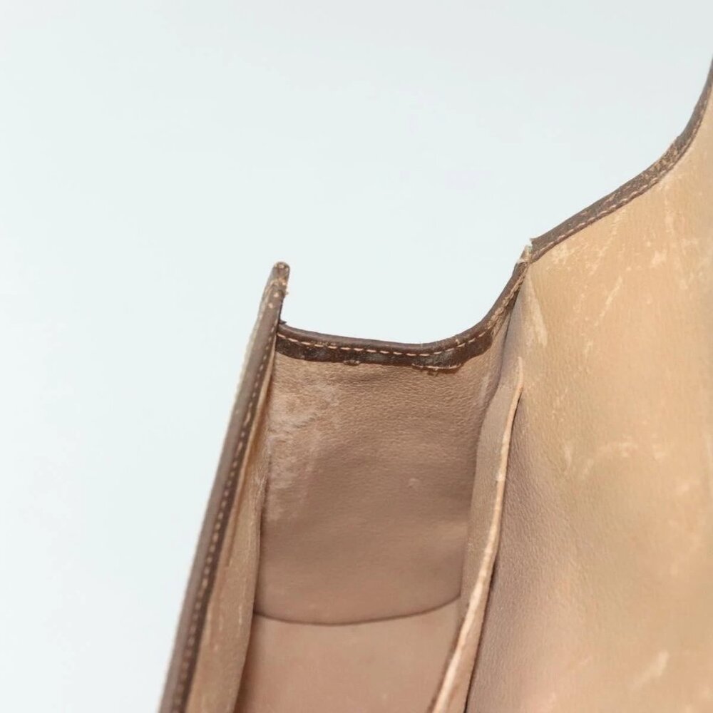 GUCCI GG Supreme Web Sherry Line Bag PVC Beige Gold 156 01 030 Auth BA4458 - Picture 13 of 16